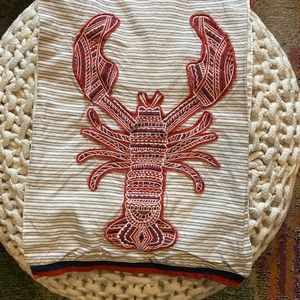 Pier 1 PIER ONE IMPORTS 72" Embroidered Lobster Table Runner